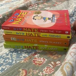 Big Nate Series Of 4 Books.
