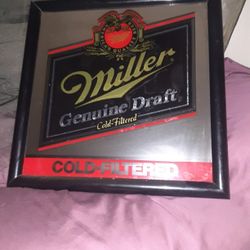 Miller Mirror Sign