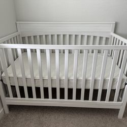 Baby Crib With Mattress