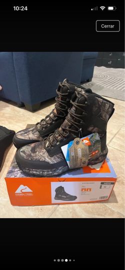 Ozark Trail Men's Camo Hunting Boots Size 10
