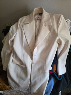 Long beige coat new size small