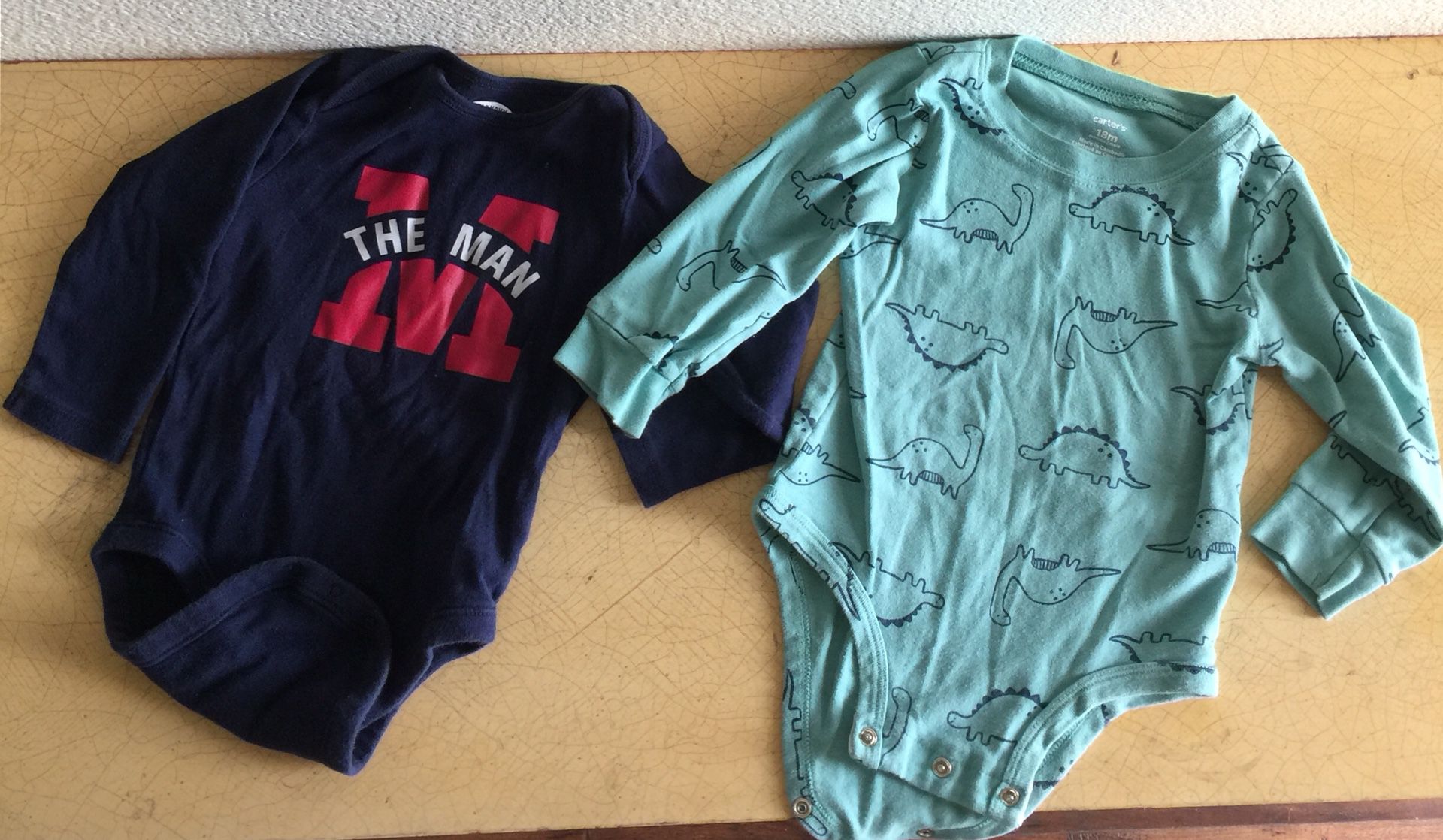 Boy Long Sleeve Onesies in size 18 months