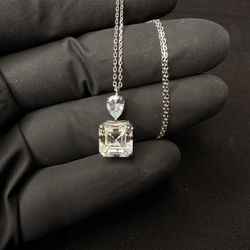 5CT Moissanite Chain 💎 Iced Pendant