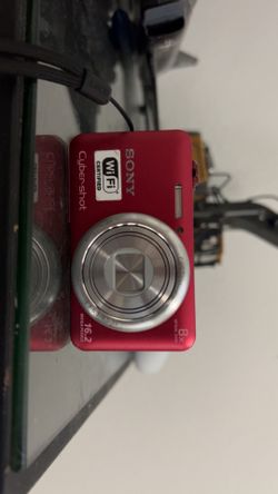 Sony Cyber-shot DSC-WX80 16.2MP Digital Camera – Red