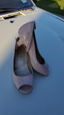 Girls blush dress shoes