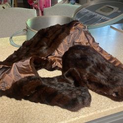 Vintage Fur Shawl