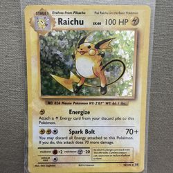 Raichu [Holo] #36 Pokemon Evolutions  
