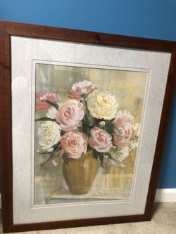 Floral picture frame