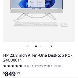 HP 23.8 inch All in one Desktop