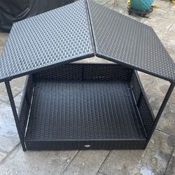 Wicker dog  Bed