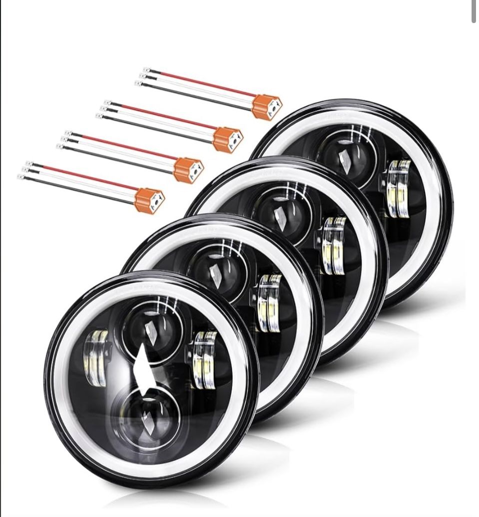 Led Headlights 5 3/4’5.75 Brand New