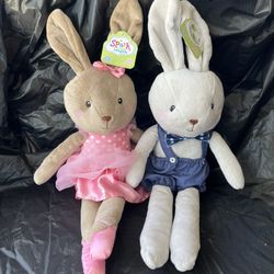 Easter Bunny Plush Rattle Stuffed Animals