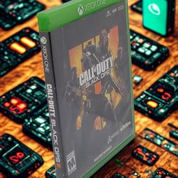 2018 Call Of Duty: Black Ops [IIII] 4 Microsoft XBOX ONE (NO Manual)Multiplayer. The image shows the Xbox One version of Call of Duty: Black Ops 4, a 