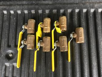 7-1/2” ball valves threaded