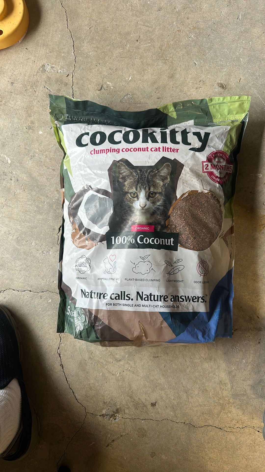 Cat Litter Organic Coconut