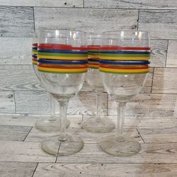 Vintage Libby Mamba Style Glasses X4 