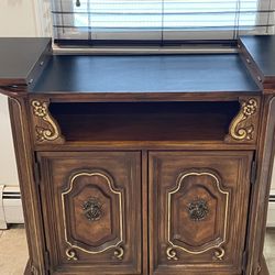 1970s Hibriten Italian Flip Top Server Sideboard Buffet Credenza Dry Bar