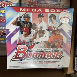 Bowman 2021 Mega Box Sealed