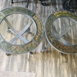 Glass End  Tables