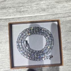 925 Sterling Silver Moissanite Bracelet 