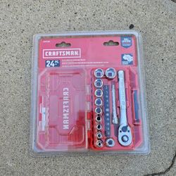 Craftsman 24pc. 1/4 Drive Metric Ratchet Set