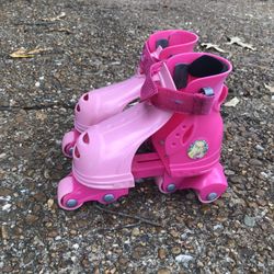 Girls Barbie adjustable skates