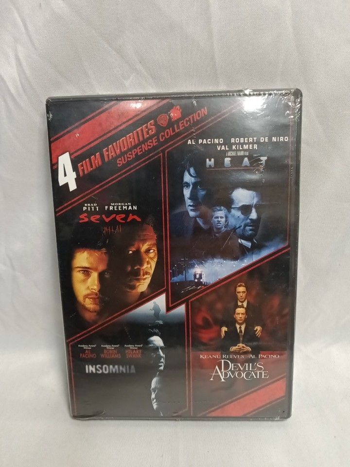 Suspense Collection: 4 Film Favorites Seven,Heat,Insomnia,Devil's Advocate DVD
