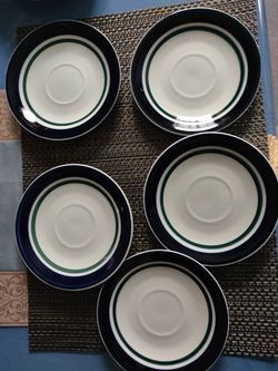 Basics Colors 5 Plates 6.5 In Diameter.