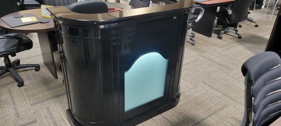 RECEPTION DESK With BACK LIGHT