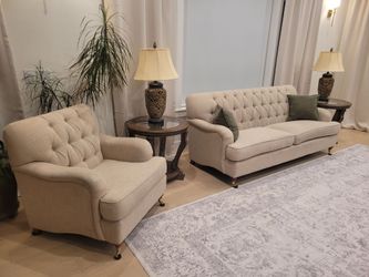Cream French Country Style Sofas