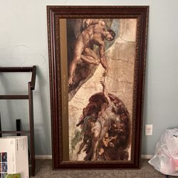 Michelangelo “Creazone Di adamo” Frame