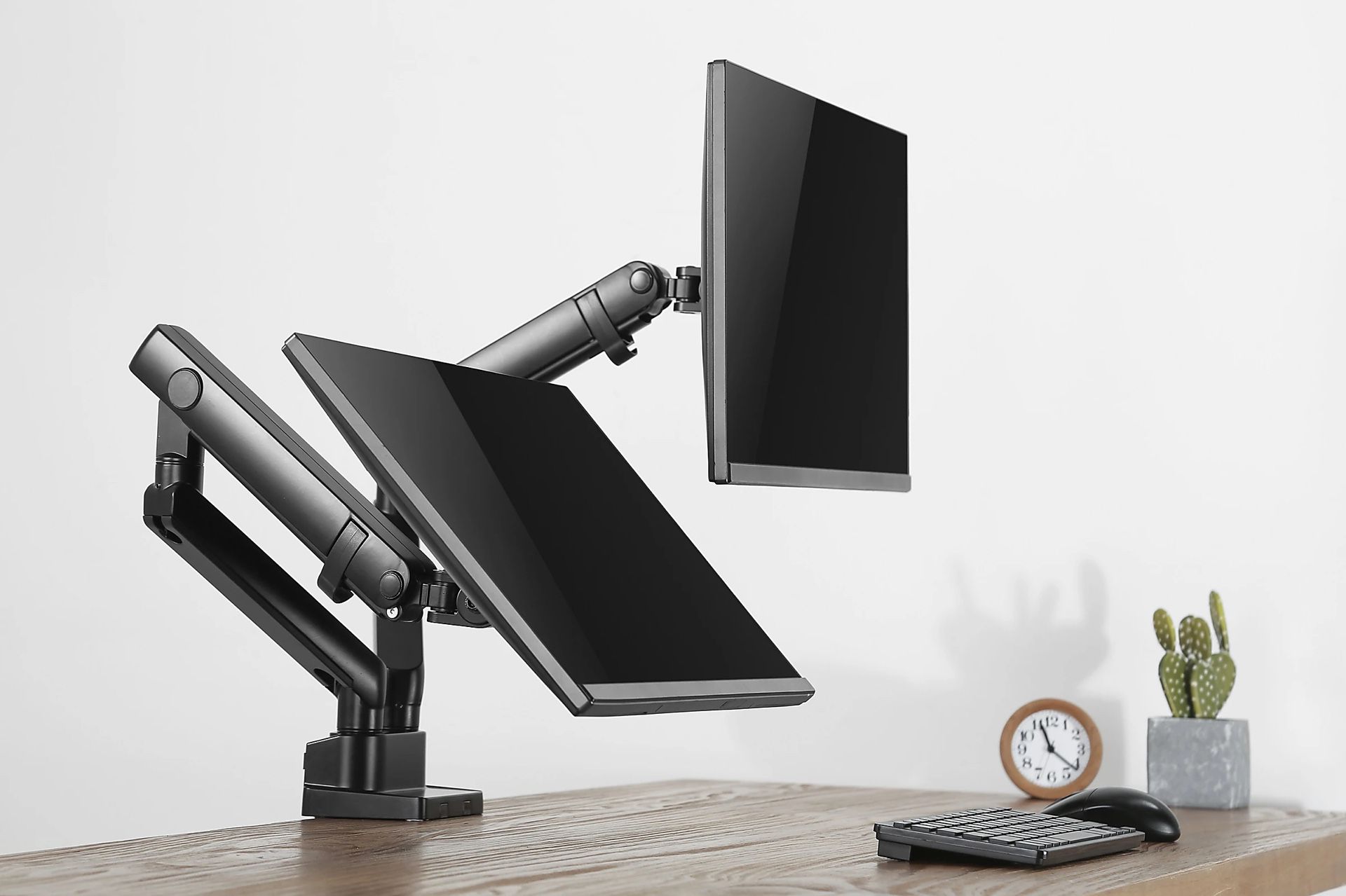 premium dual monitor stand