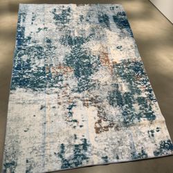 Istana 5x7 Area Rug - Green Rugs for Living Room 5x7 - Foldable 5x7 Rugs for Bedroom - Stain Resistant 5x7 Washable Rug - Eco-Friendly Boho Area Rugs 