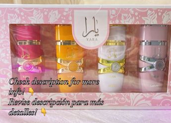 Lattafa My Yara Colletion 4 piece Perfumea