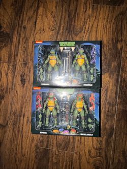 NECA TMNT Action Figure 2-Packs Set of 2
