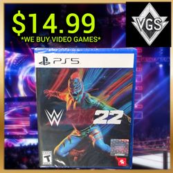 WWE 2K22 PS5 PlayStation 5 New Sealed Wrestling Game 2K 2022