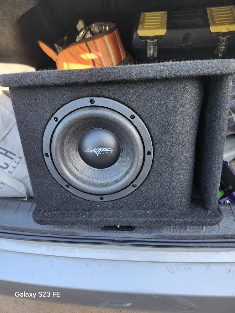 8" Sub Skar Audio With Porter Box Skar