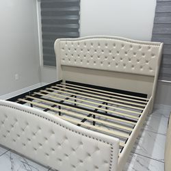 King Size Bed Frame (NO MATTRESS INCLUDED)!