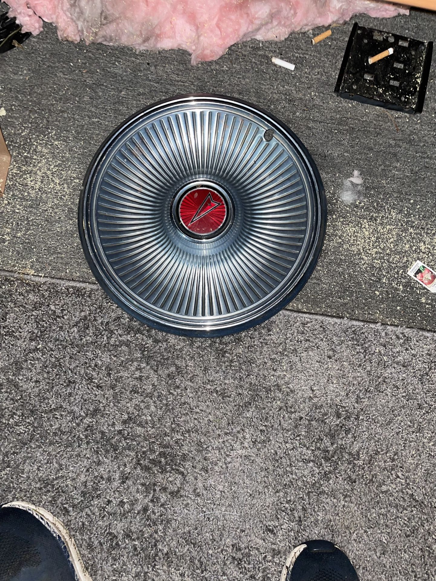 Antique Pontiac hubcaps great shape