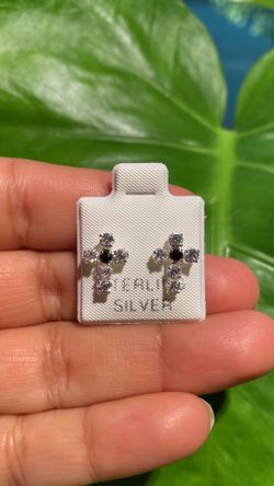 925 Sterling Silver Earrings/ Aretes Plata 925