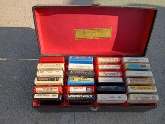 Got An Old 8-track Box Filter With The Eight Tracks For Sale $80 You Can't Beat It With A Stick