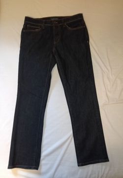 Aeropostale Bowery Slim Straight Jeans Mens 32x30 Blue Medium Wash Stretch