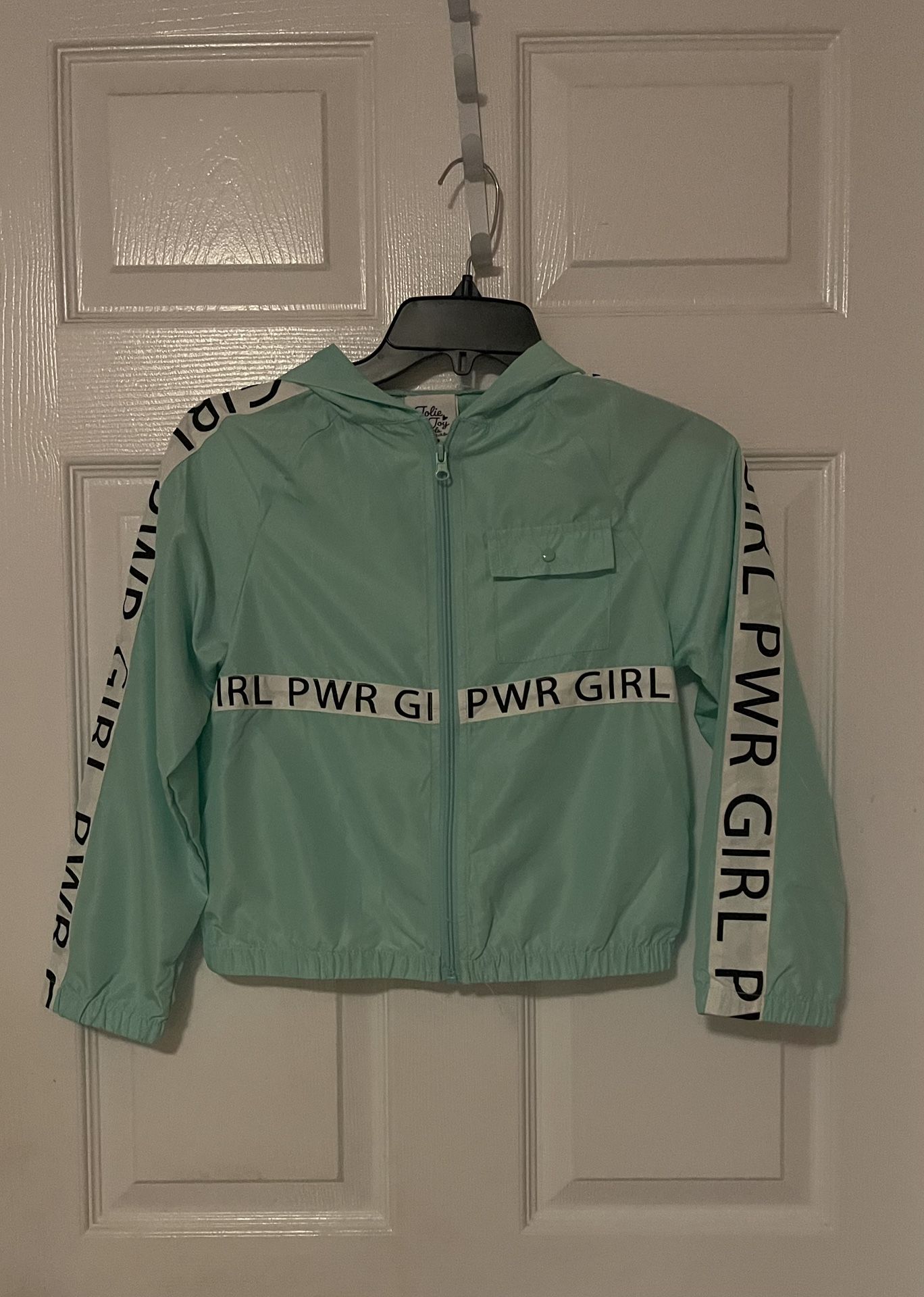 Brand New Girls Mint Windbreaker Size S 7/8 Kids