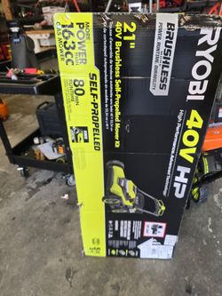 Ryobi 40V 21" Brushless Self-Propelled Mower Kit