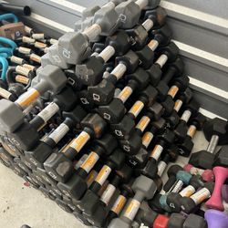 10lb dumbbells $0.50 per pound $5