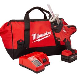 Milwaukee 2625-21 M18 18V Hackzall Cordless One-Handed Reciprocating Saw Kit