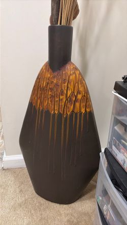 Brown Floor Vase 