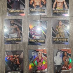 WWE 9 CARD LOT