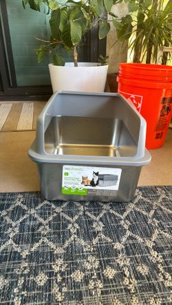Stainless steel litter box