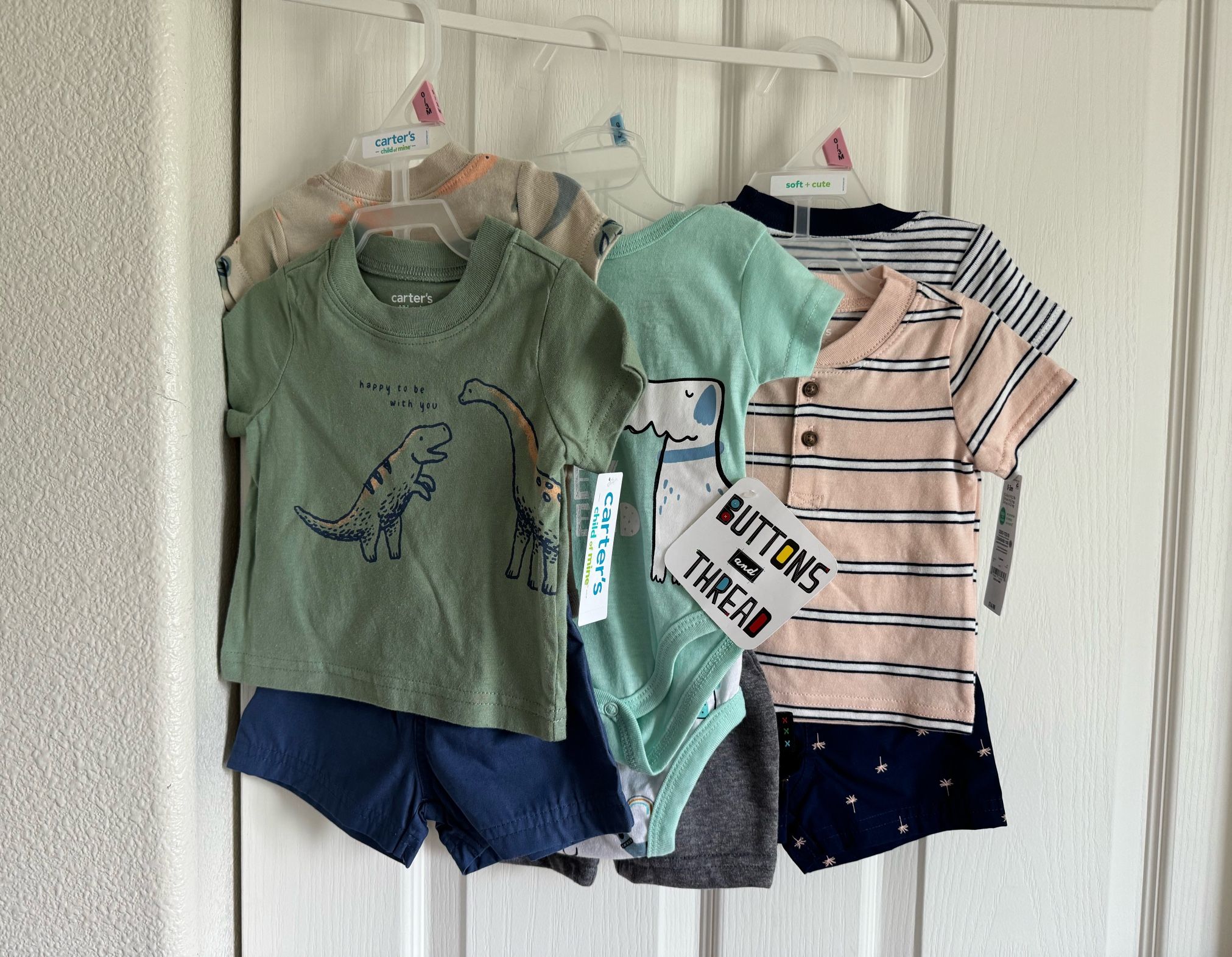 0/3 months boy clothes bundle Carters